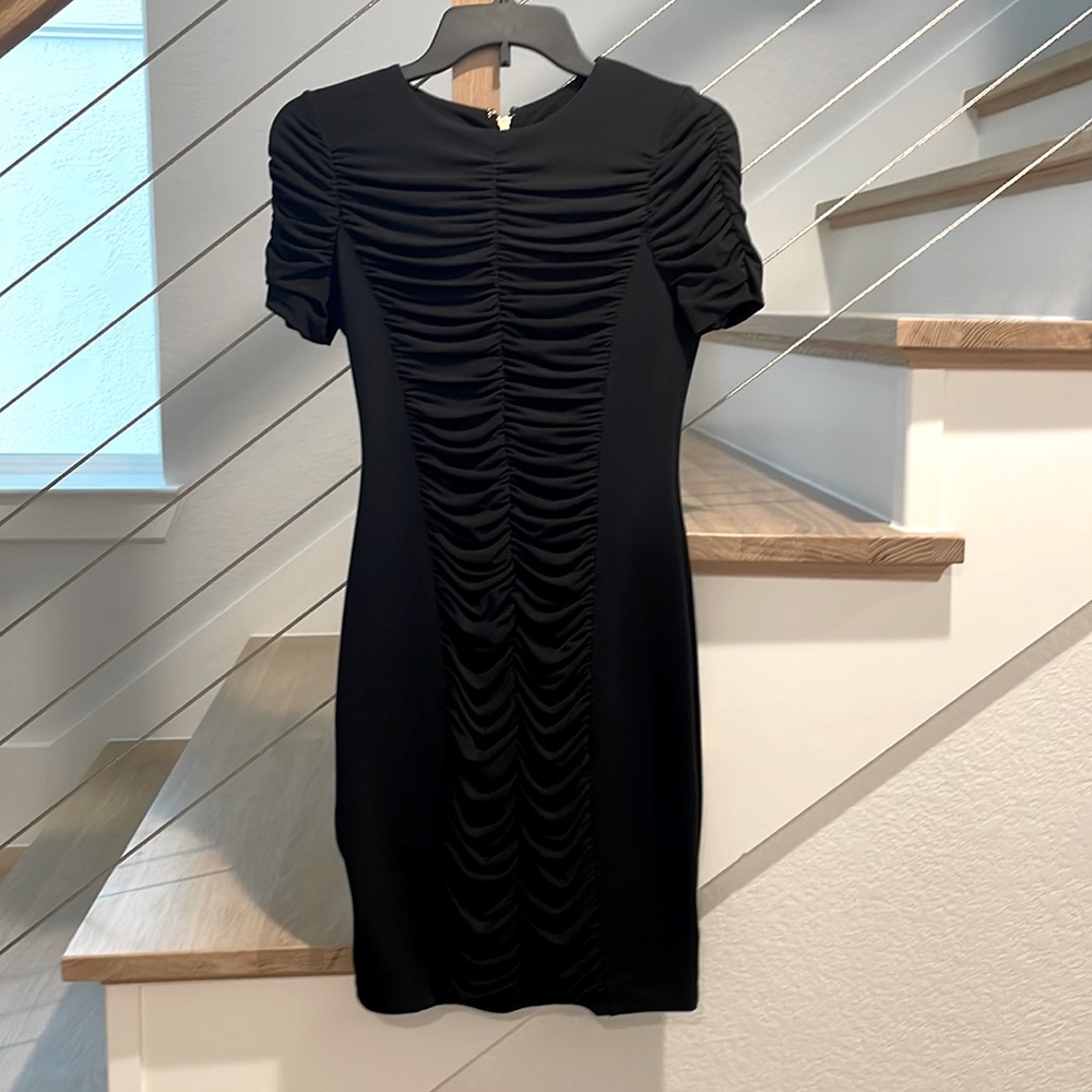 Beautiful black fitted Michael Koran dress size XS